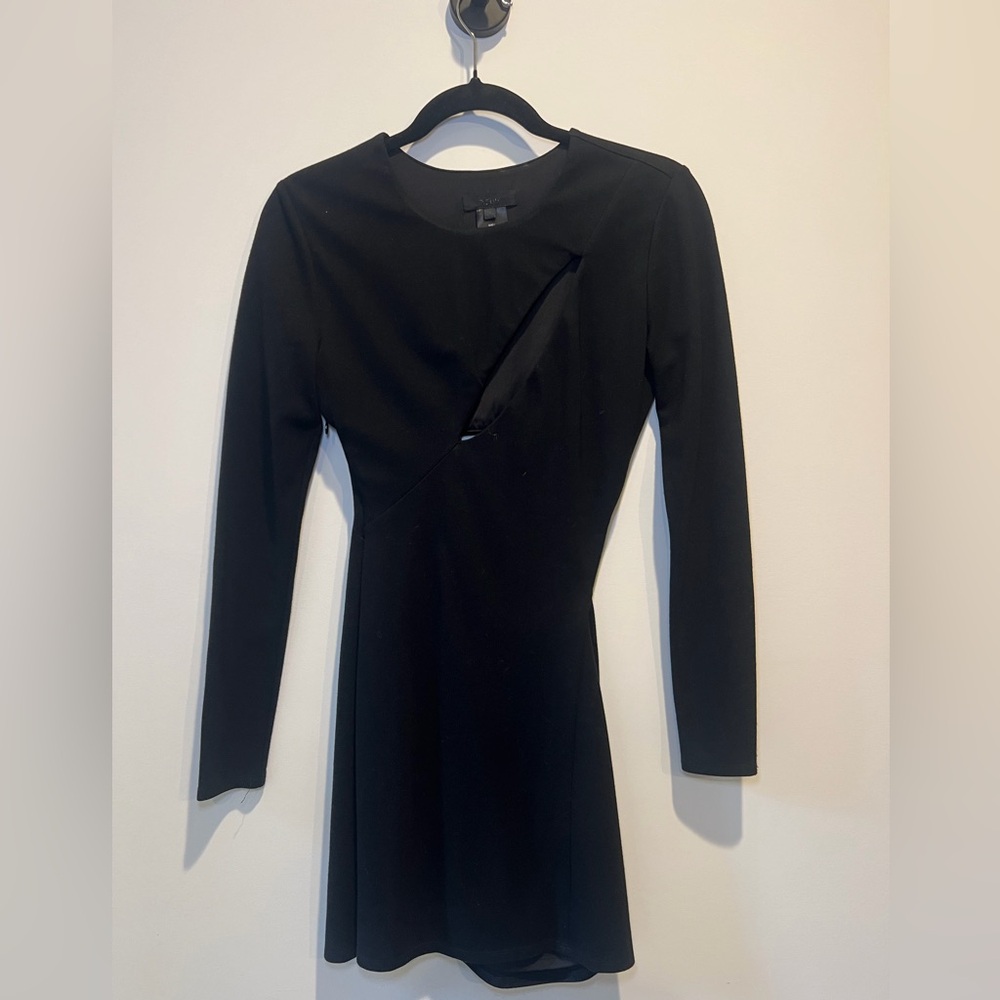 h:ours Black Long Sleeve Dress